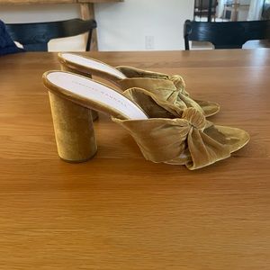 Loeffler Randall Coco Knot Mules in Marigold